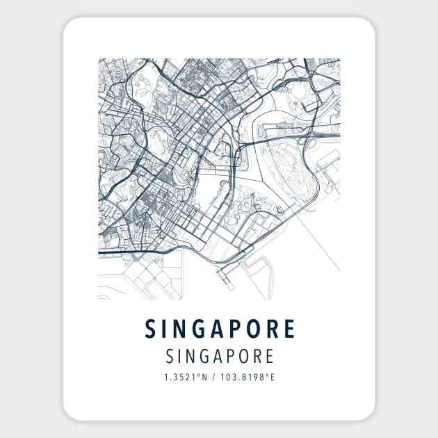 singapore simple map Sticker by boy cartograph